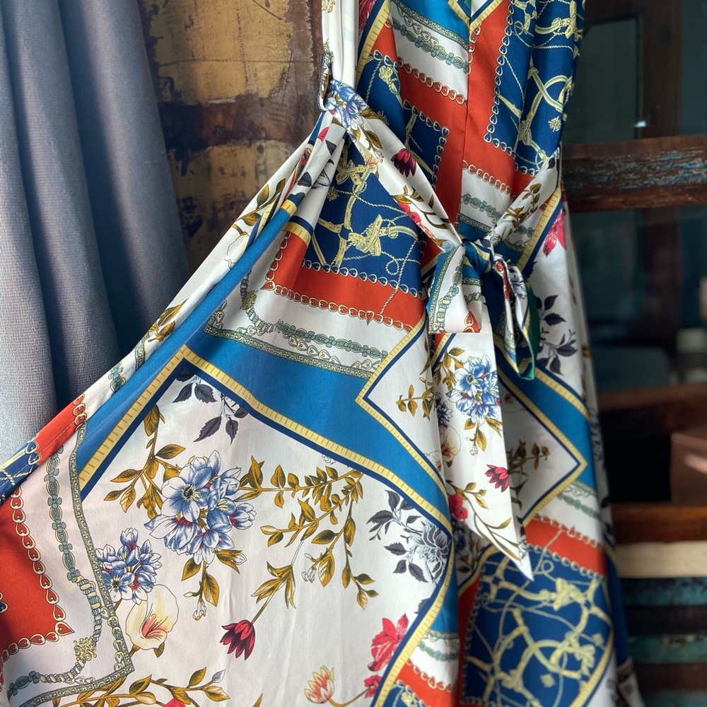 Spaghetti strap handkerchief dress